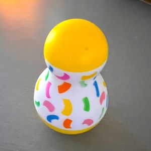 LovEvery tummy time toy yellow wobbler